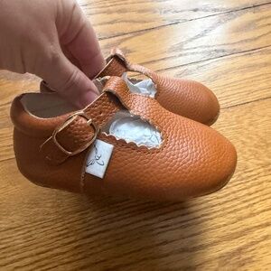 Little Love Bug Co. Pecan T Bar Shoes